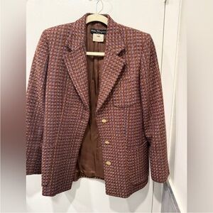 Vintage Salvatore Ferragamo Tweed Jacket - RARE